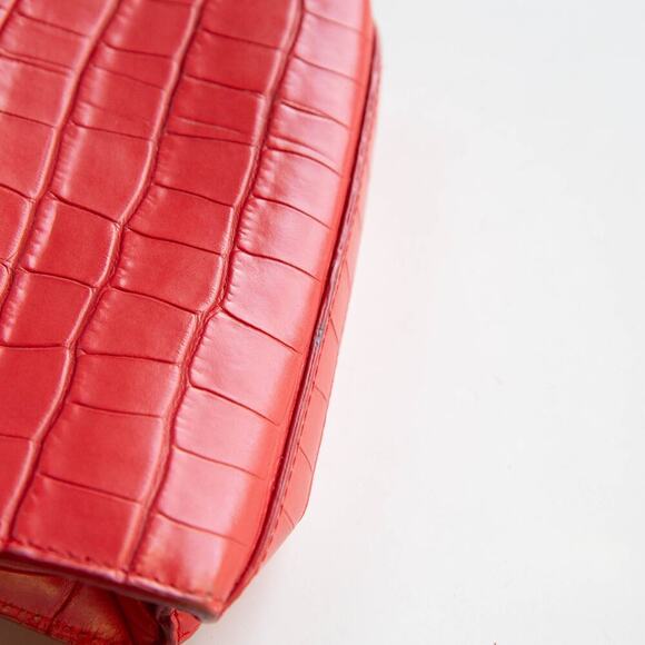 Loeffler Randall Red Tani Mini Square Crossbody Bag - Picture 9 of 11